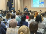 Собрание по вопросам поступления в ведомственные вузы с родителями будущих выпускников кадетских классов провели сотрудники Главного управления