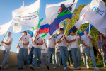 Первокурсники ИРНИТУ – участники Парада российского студенчества