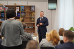 В Иркутском суворовском училище прошла встреча Губернатора Игоря Кобзева с участниками конкурса «Директор года России»