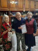 С 80-летним юбилеем жителя Боханского района Алексея Андреевича Багайникова