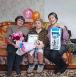 С юбилеем поздравляем Октябрину Прокопьевну Жуган из Боханского района